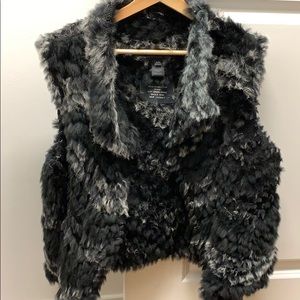 Marc jacobs rabbit fur vest - o/s